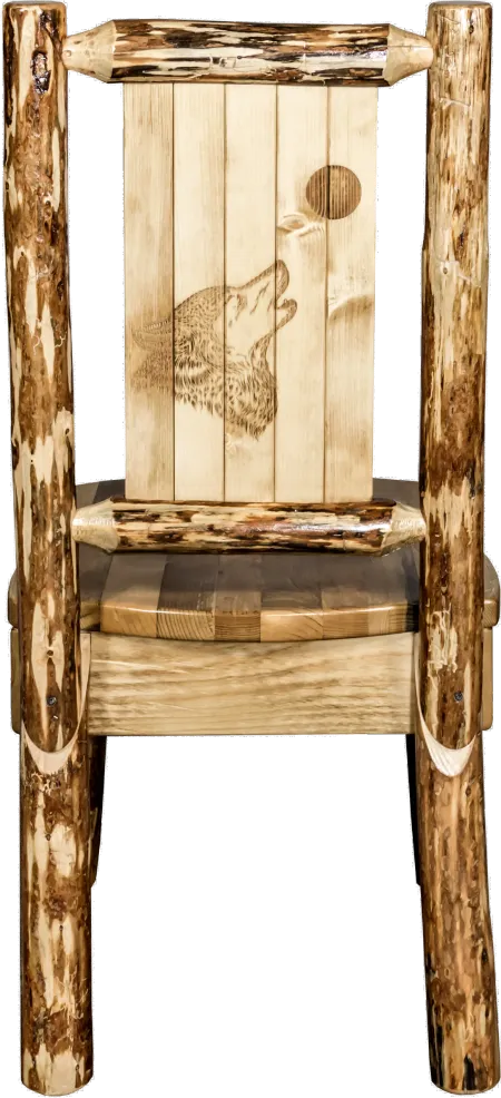 Country Wolf Dining Chair - Glacier Country