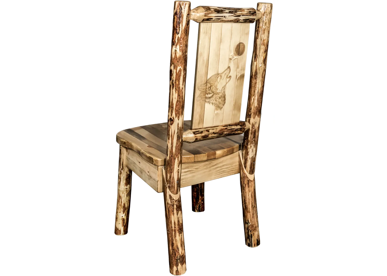 Country Wolf Dining Chair - Glacier Country