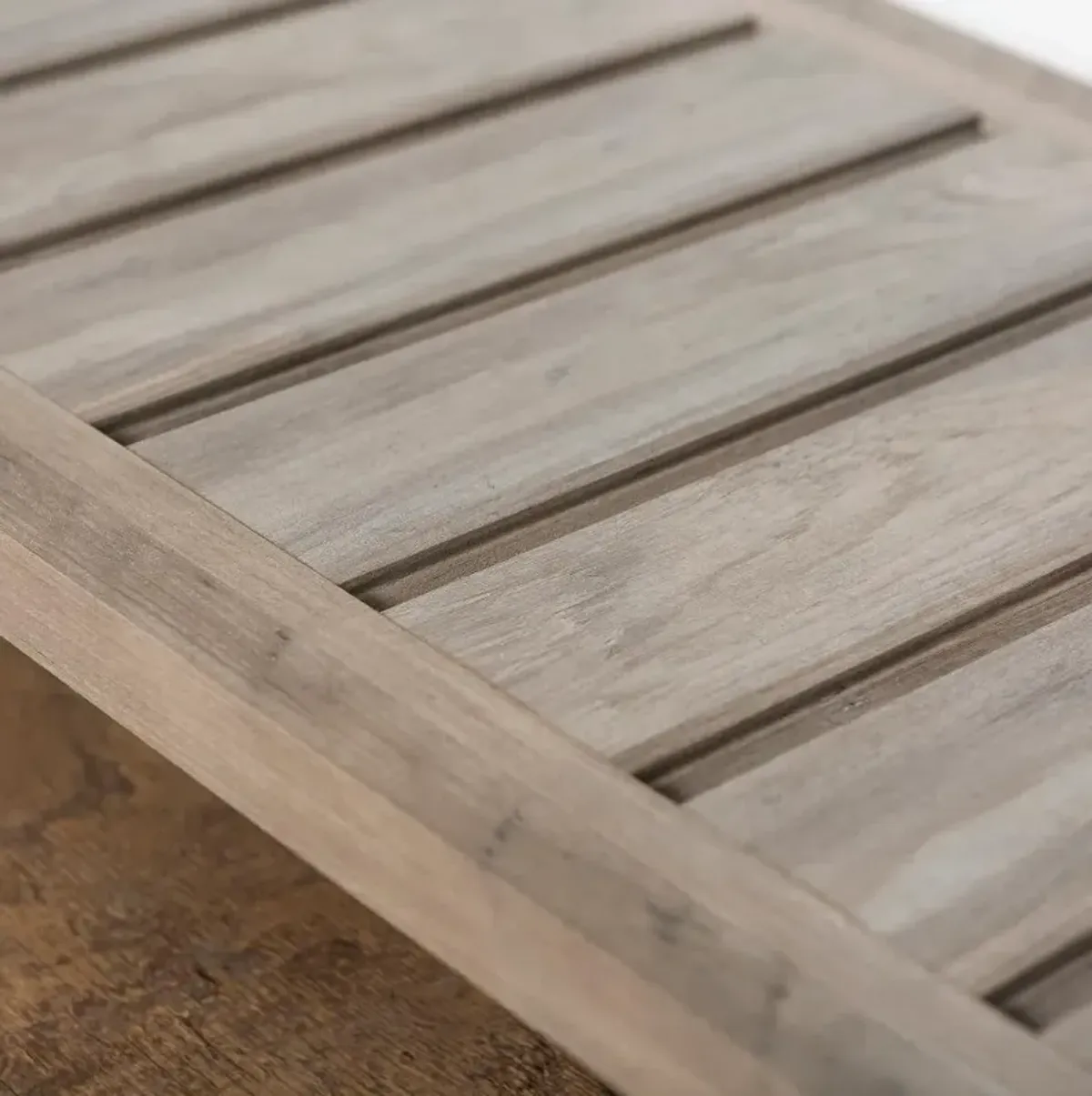 Country Style Rustic Gray Sofa Table - Walker Edison