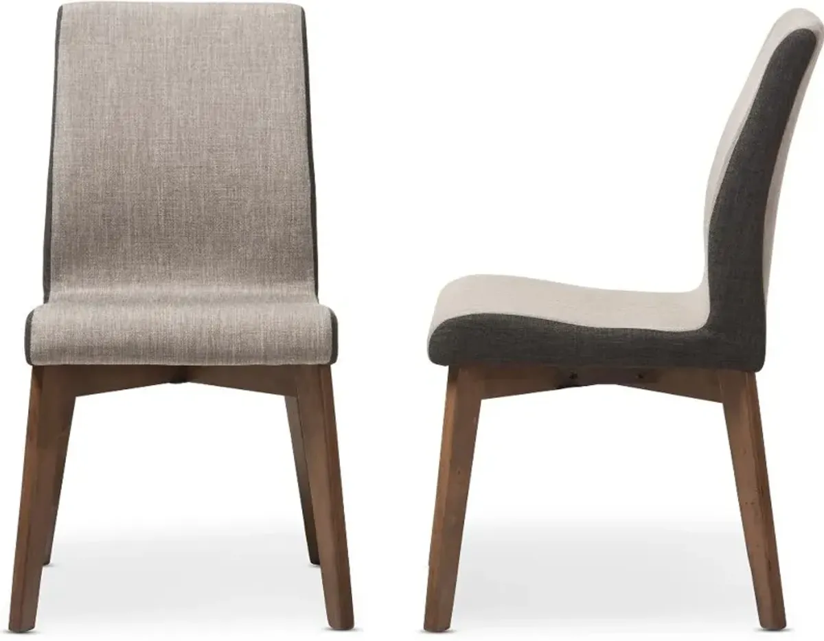 Kimberly Brown Dining Room Chairs (Set of 2)