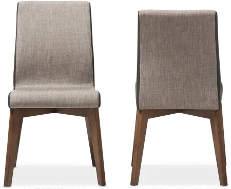 Kimberly Brown Dining Room Chairs (Set of 2)