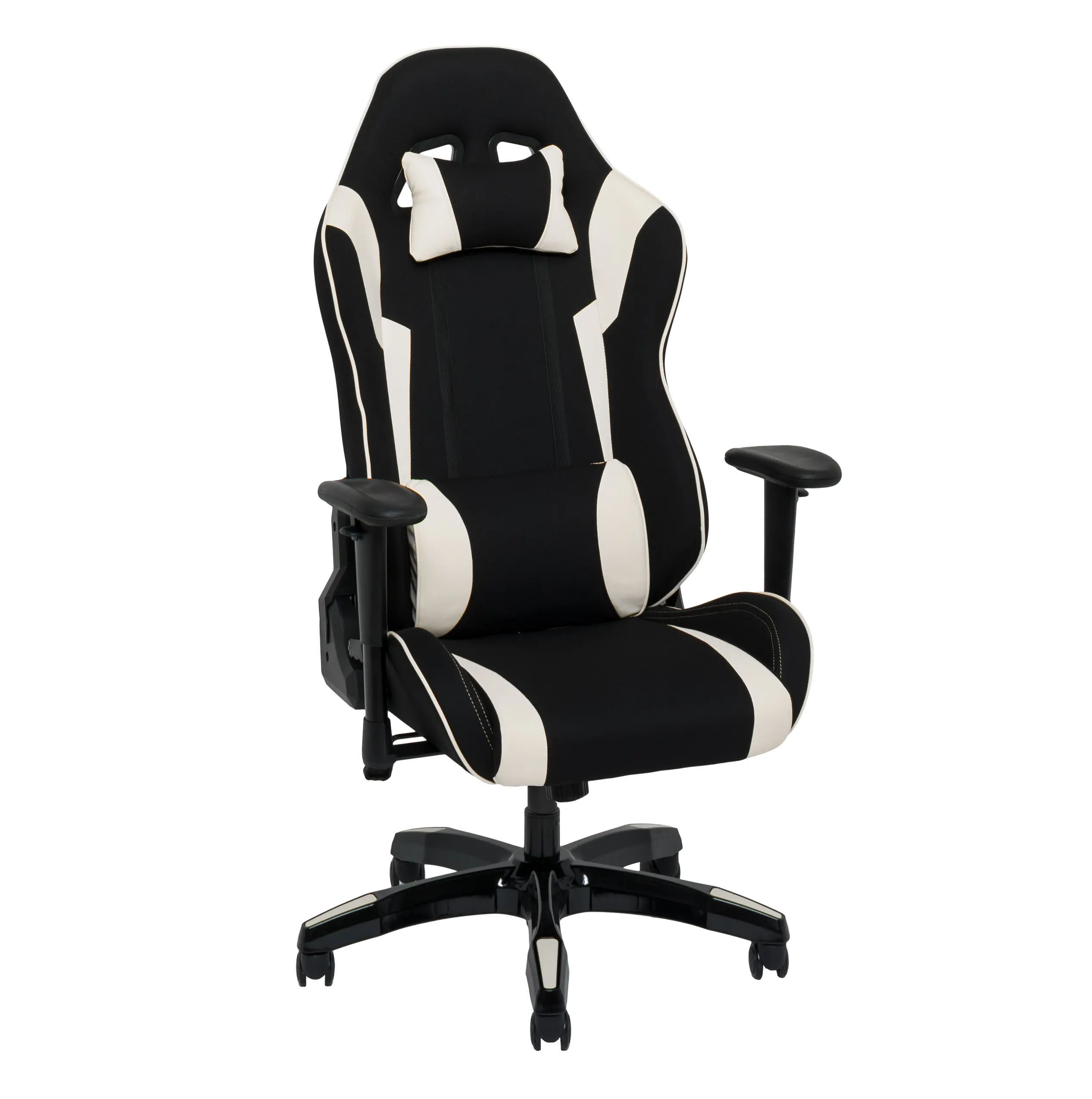 Workspace Black and White Gaming Desk Chair