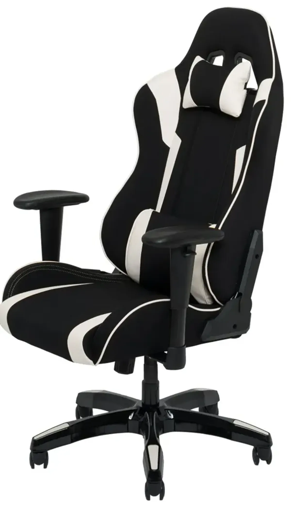 Workspace Black and White Gaming Desk Chair