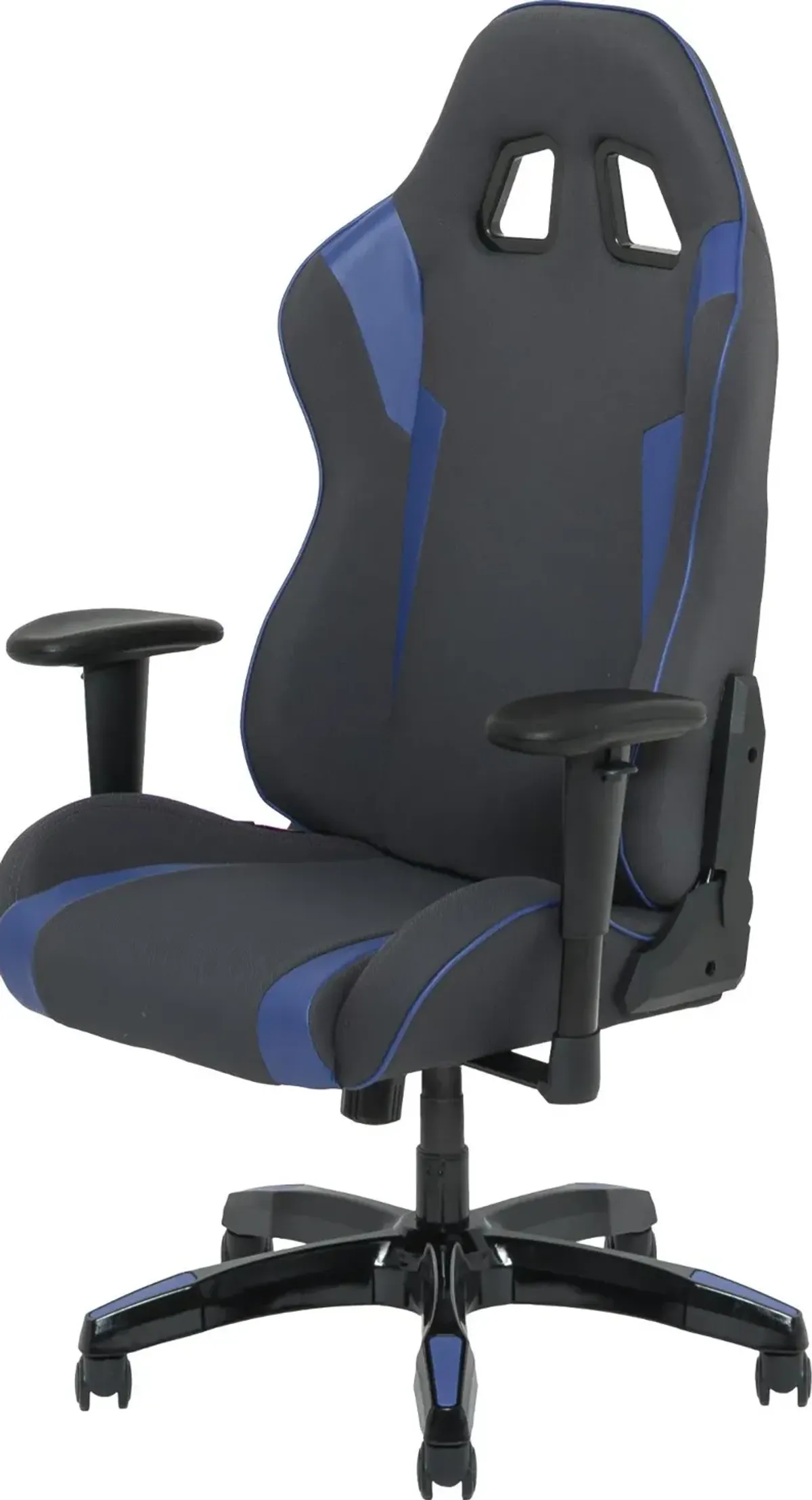 Workspace Gray and Blue Gaming Desk Chair