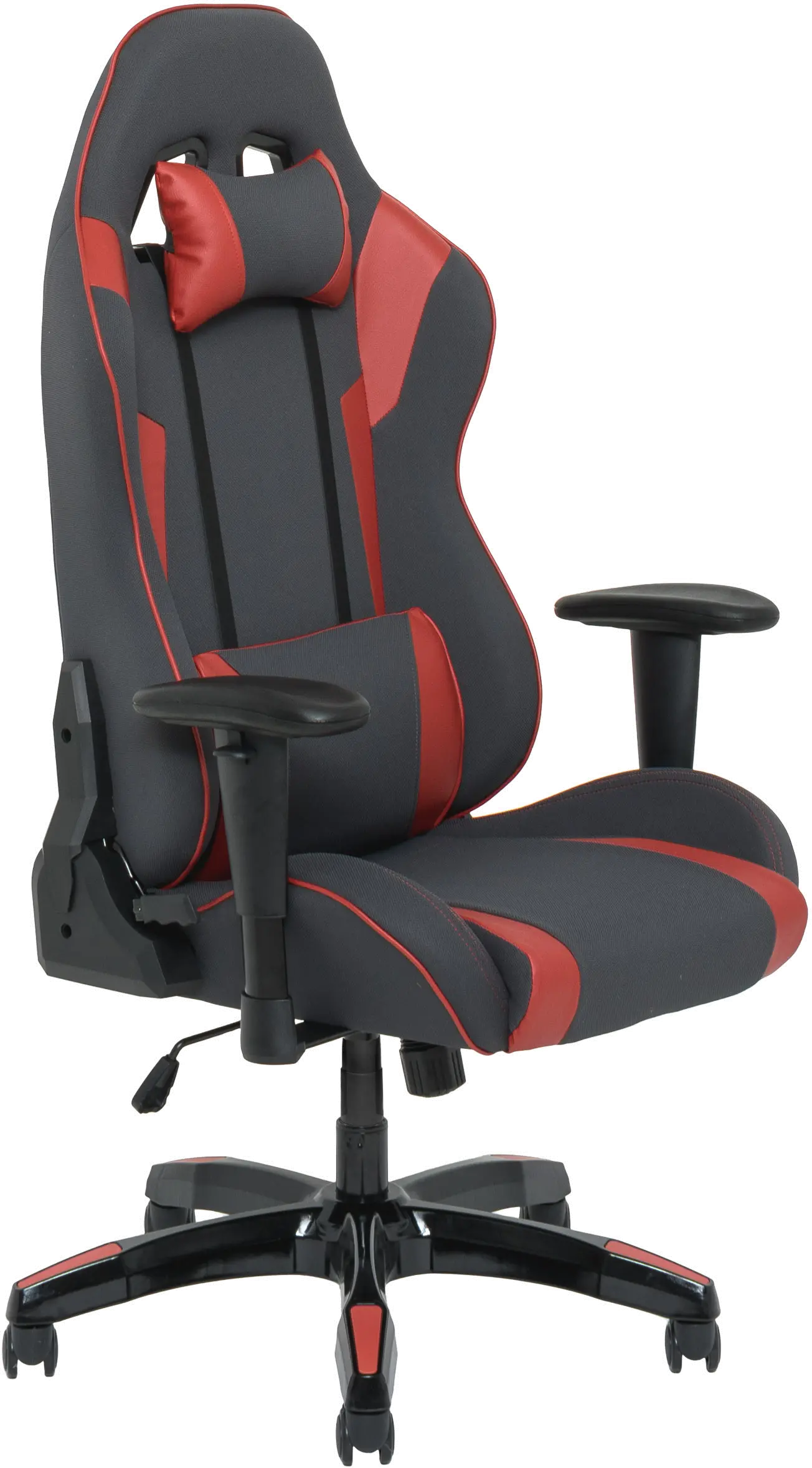 Workspace Gray and Red Gaming Desk Chair