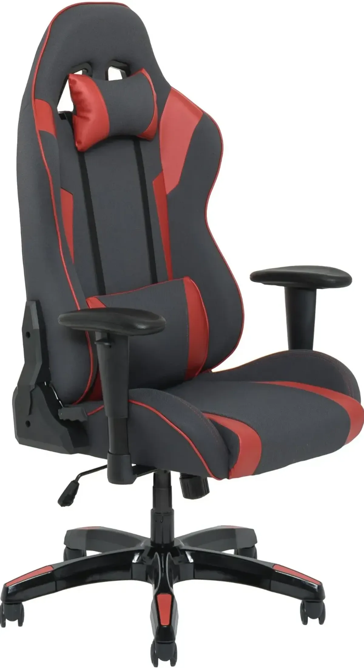 Workspace Gray and Red Gaming Desk Chair