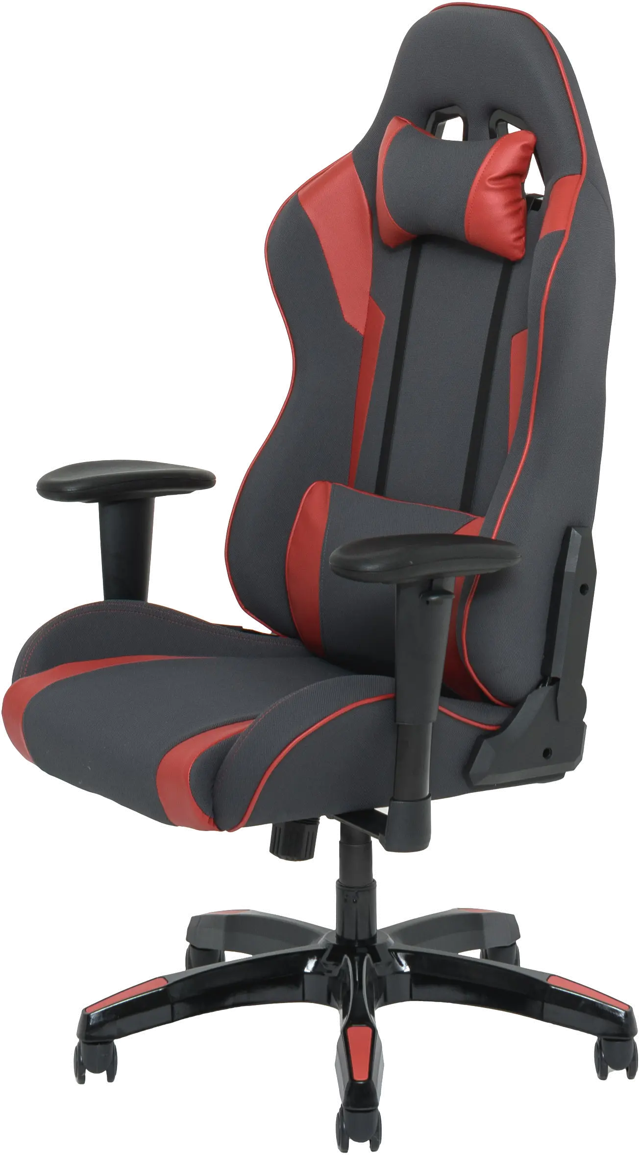 Workspace Gray and Red Gaming Desk Chair