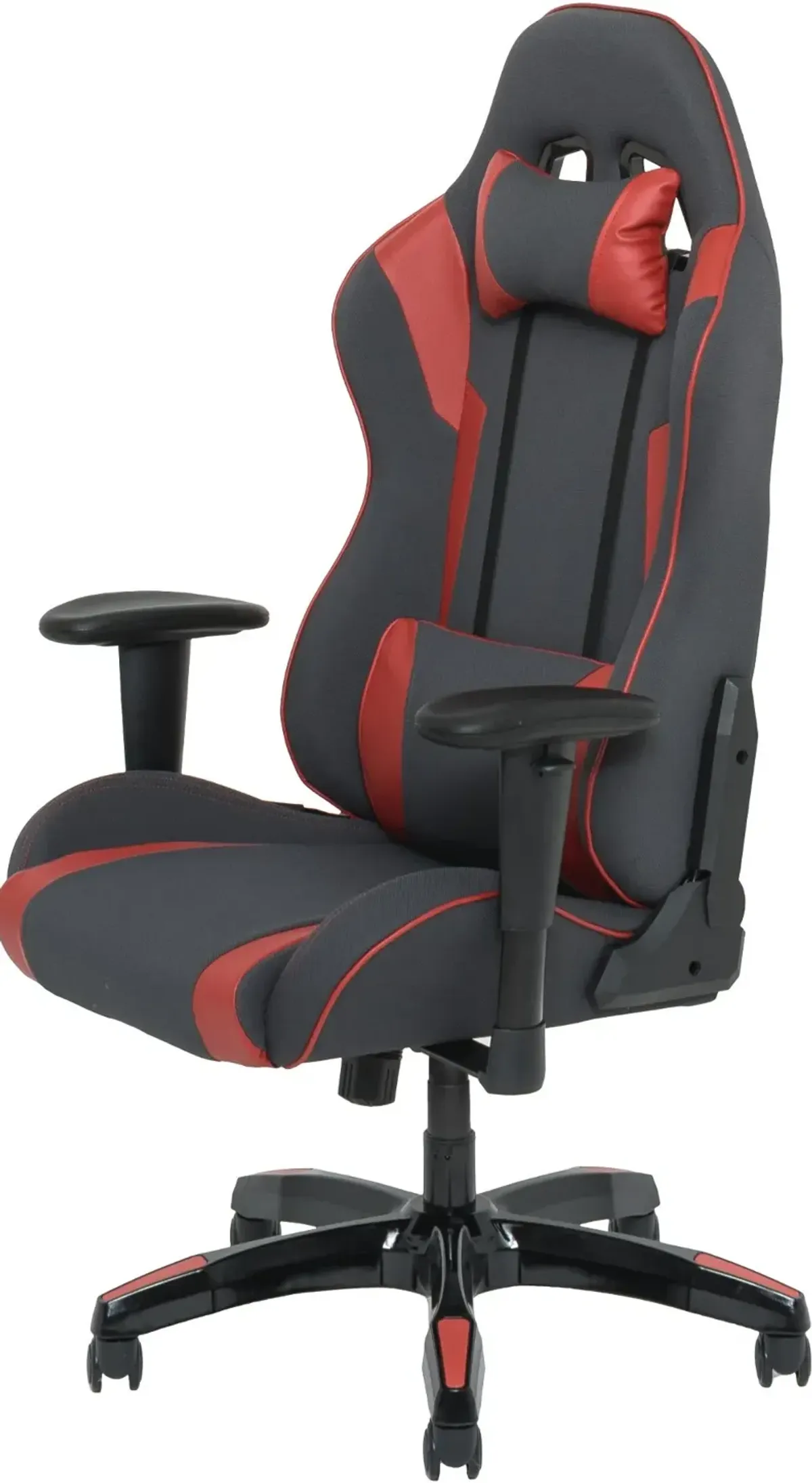 Workspace Gray and Red Gaming Desk Chair