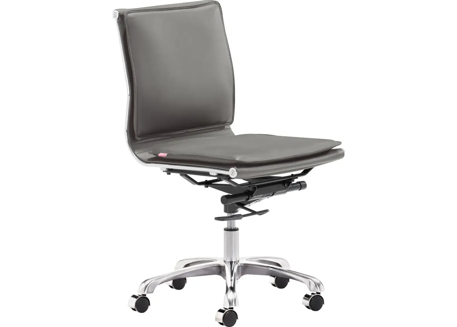 Simple Padded Gray Office Chair - Lider Plus