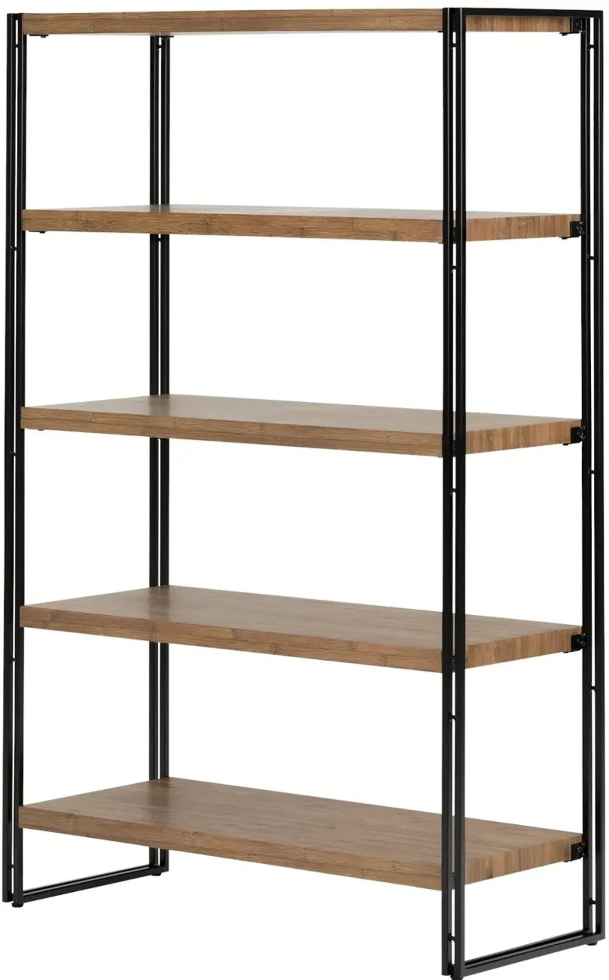 Gimetri Rustic Bamboo Bookshelf - South Shore