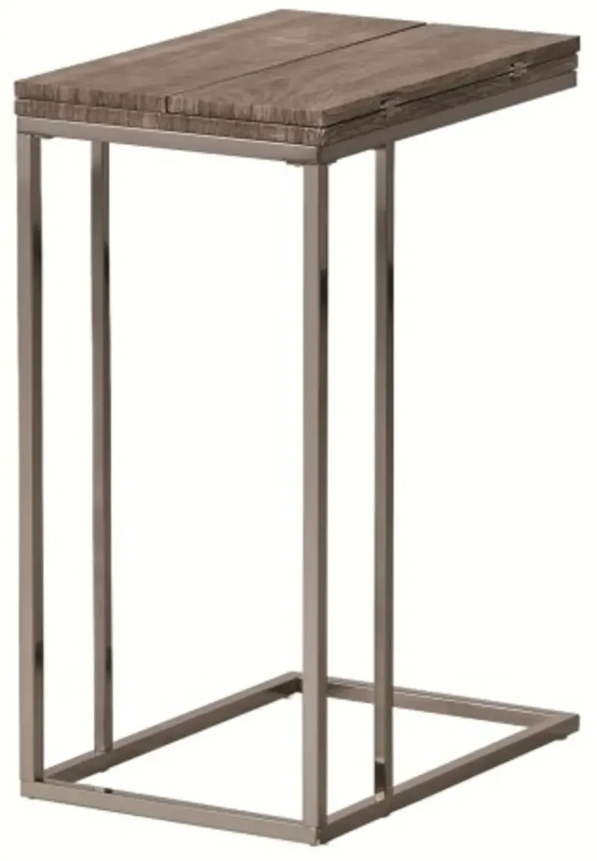 Black Nickel Expandable Accent Table