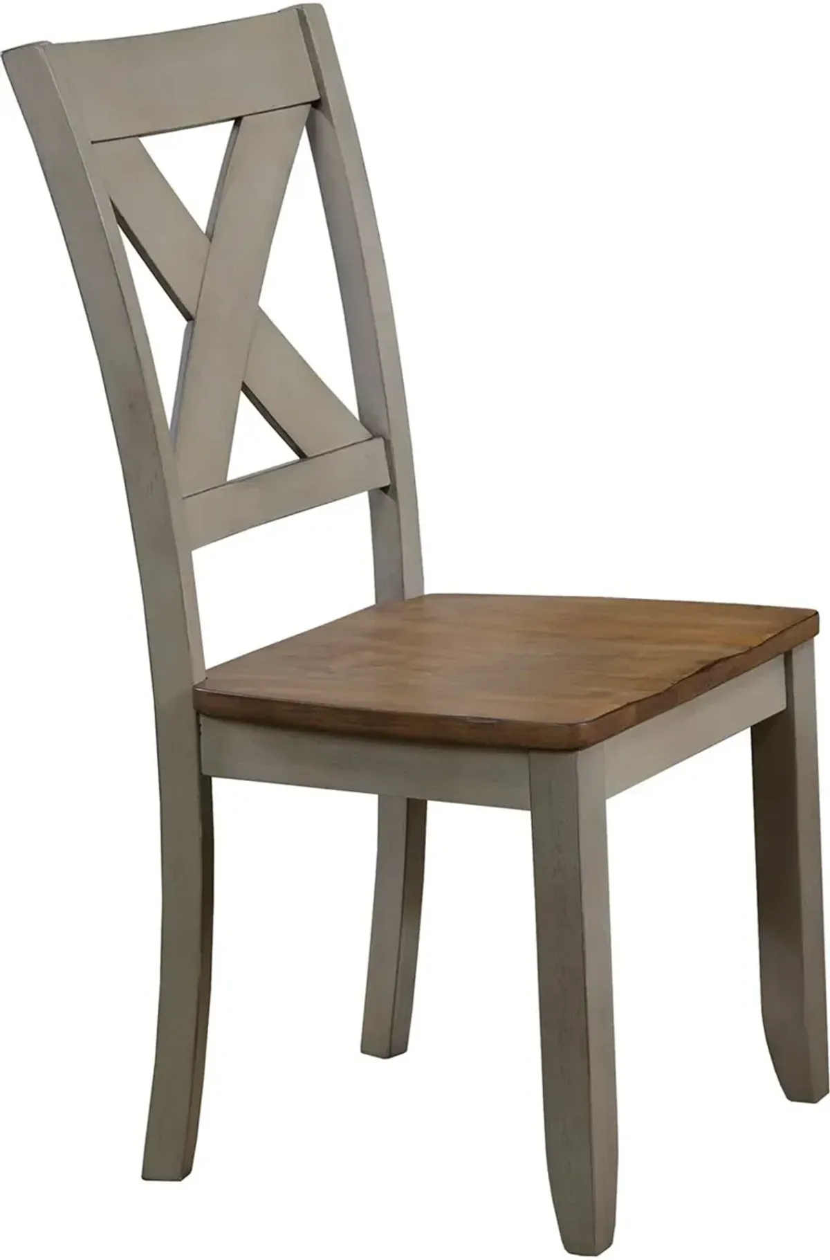 Barnwell Gray and Brown Dining Room Chair