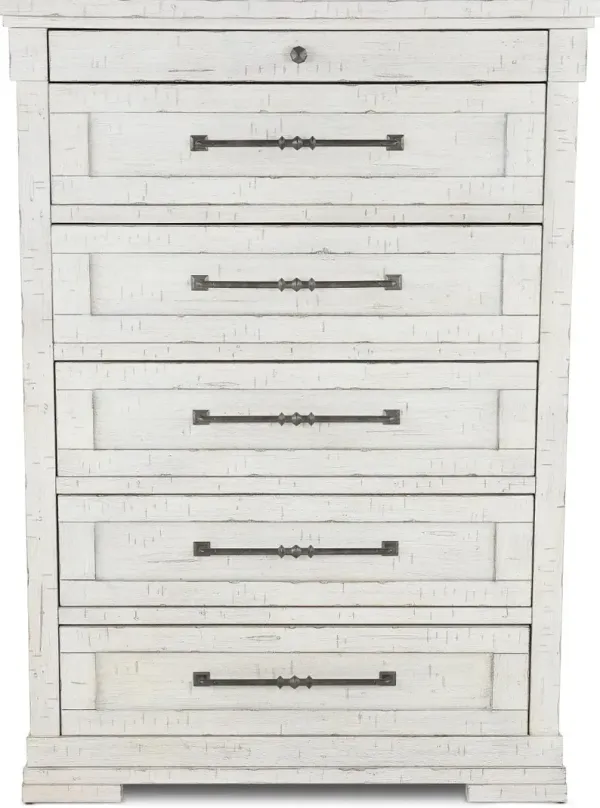 Coming Home Chalk White Chest of Drawers
