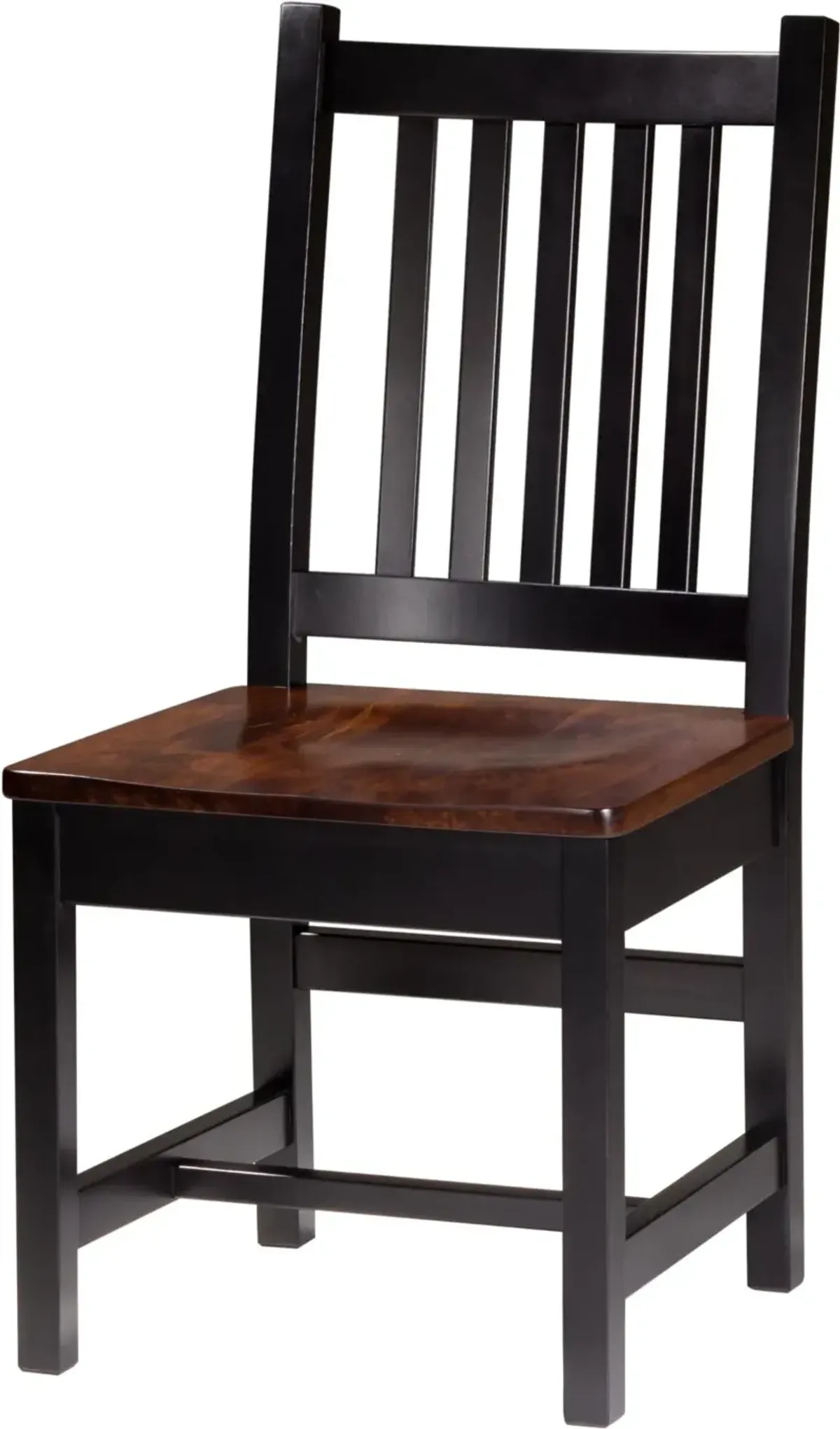 Saber Maple Brown Two-Tone Dining Room Side Chair