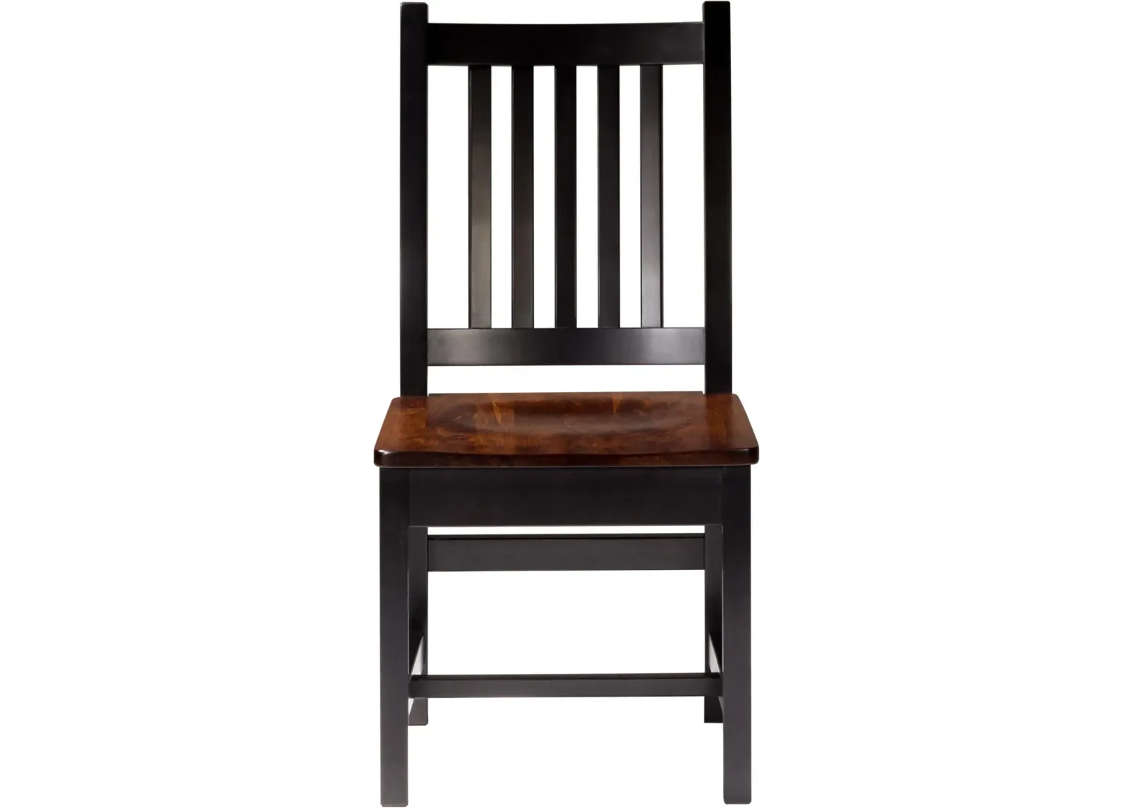 Saber Maple Brown Two-Tone Dining Room Side Chair