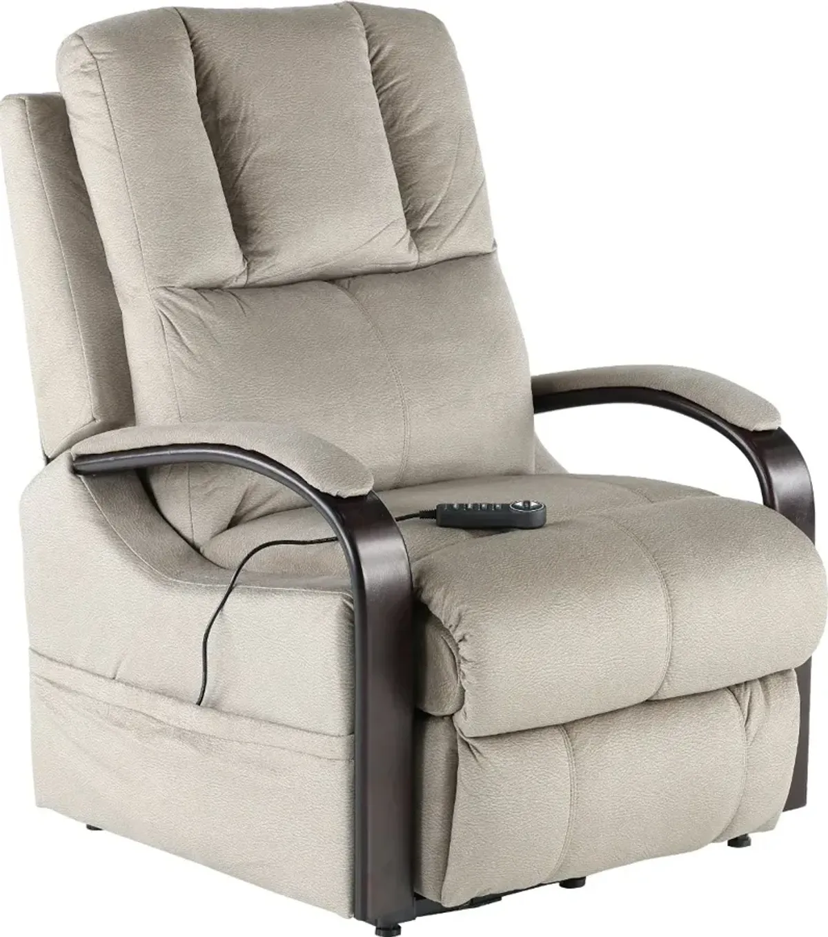 Chandler Aluminum Gray Power Reclining Lift Chair