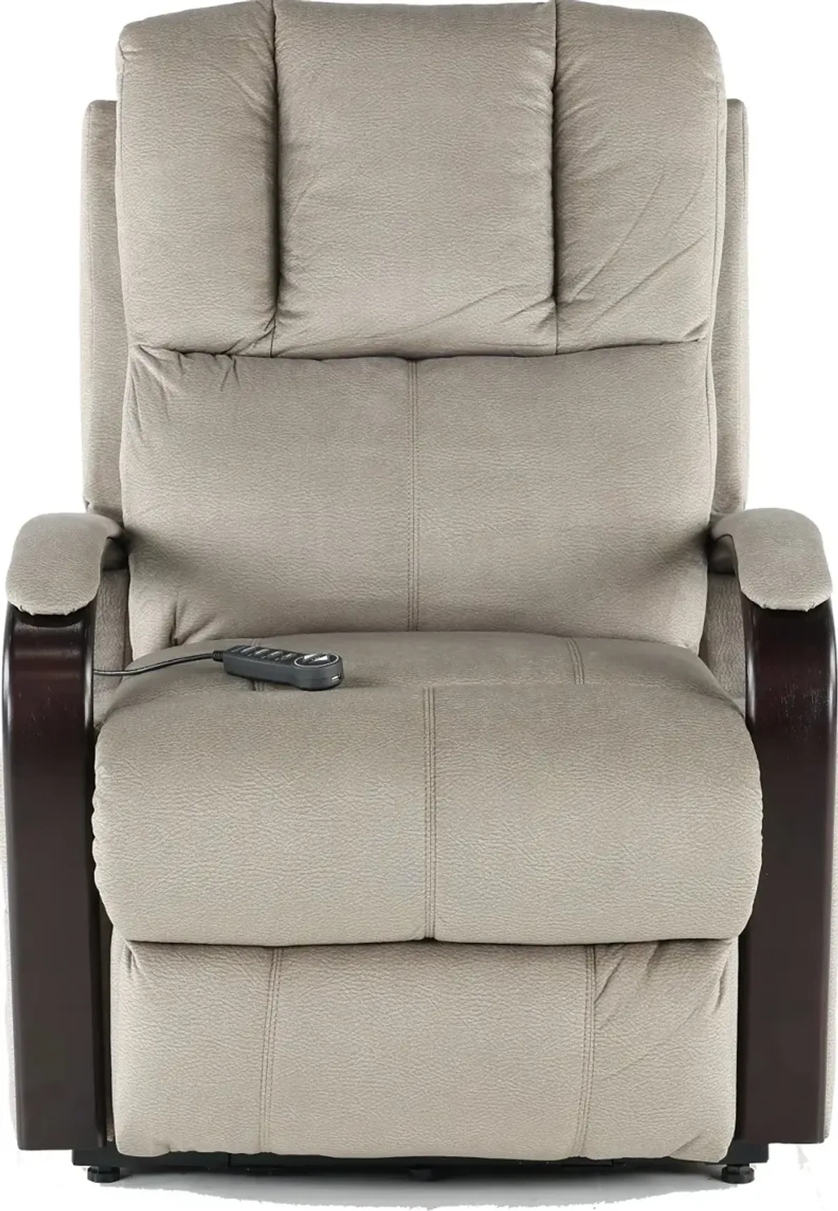 Chandler Aluminum Gray Power Reclining Lift Chair