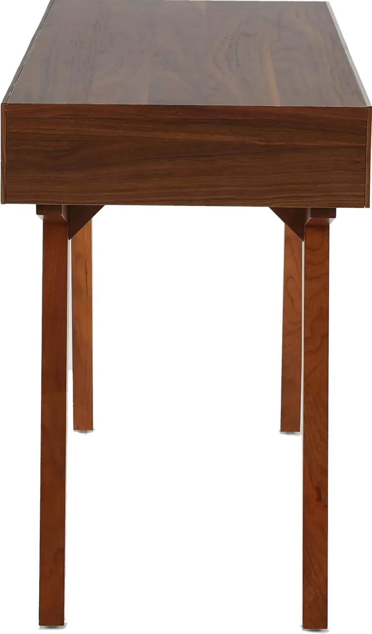 Xpressions Walnut Brown Modern Writing Desk