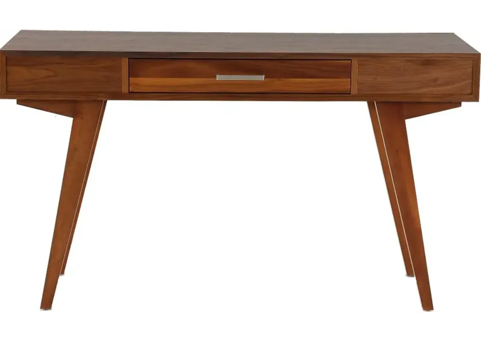 Xpressions Walnut Brown Modern Writing Desk