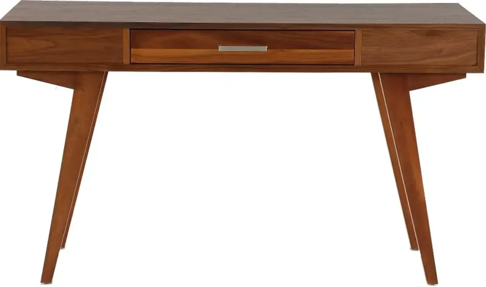 Xpressions Walnut Brown Modern Writing Desk