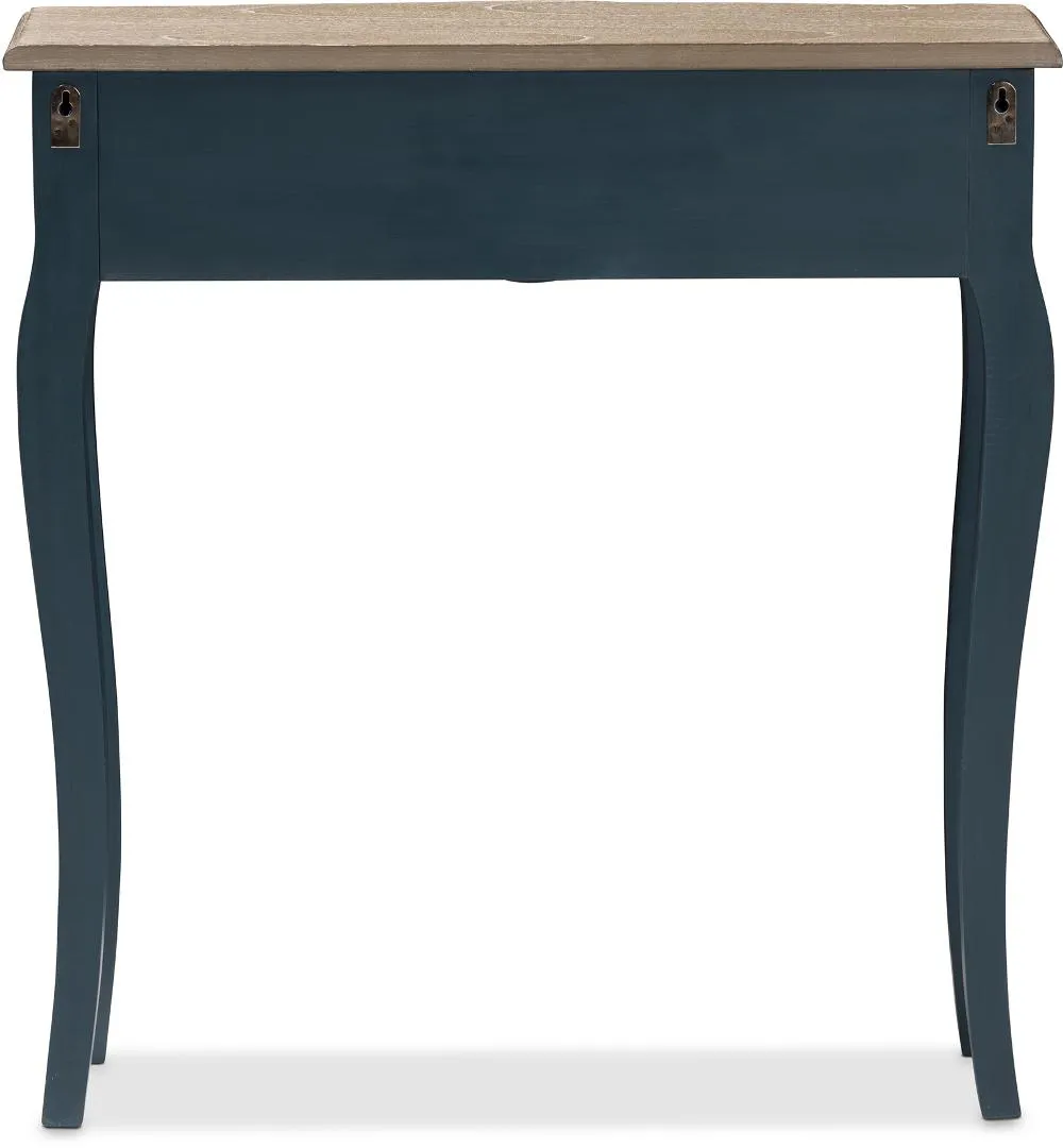 Provincial Blue Spruce Finished Console Table - Mazarine