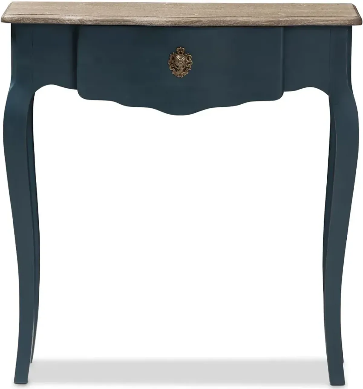 Provincial Blue Spruce Finished Console Table - Mazarine