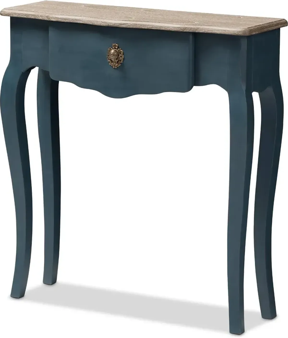 Provincial Blue Spruce Finished Console Table - Mazarine