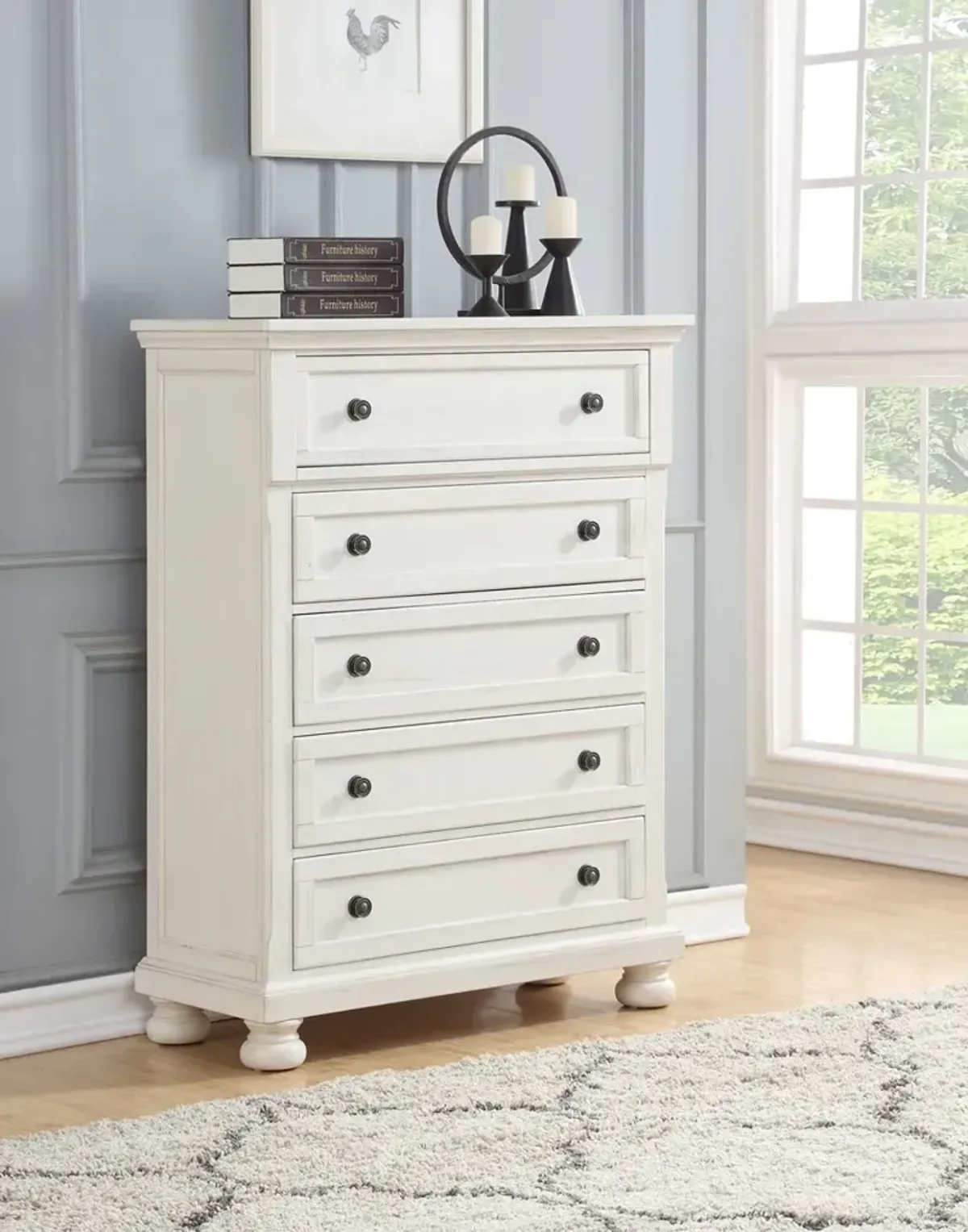 Stella Off-White Chest of Drawers