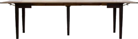 Saber Black and Brown Dining Room Table