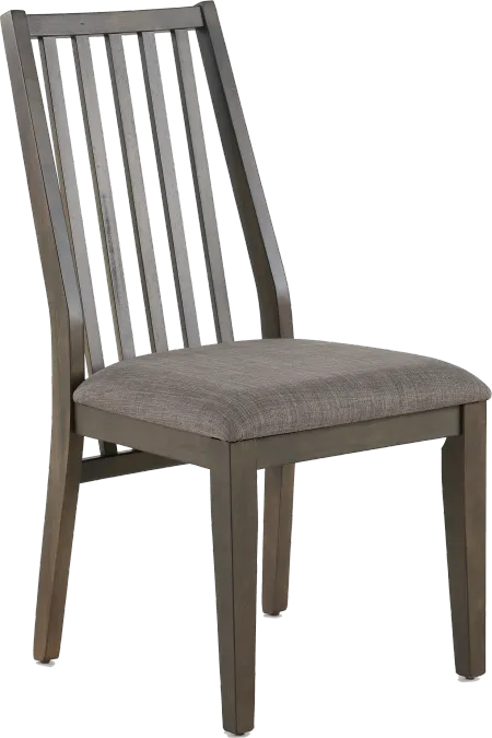 Hartford Gray Slat Back Dining Chair