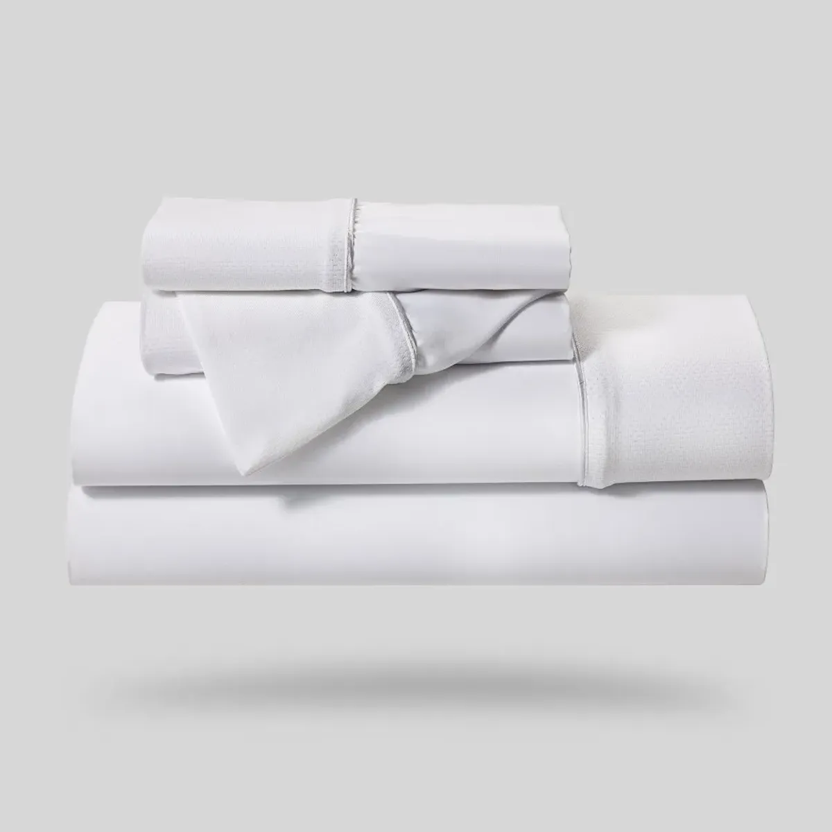 BedGear White Hyper Cotton Split Cal-King Bed Sheets