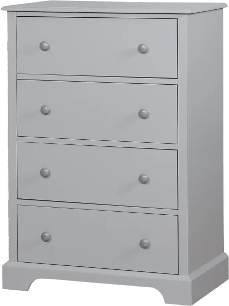 Davidson Casual Classic Gray Chest of Drawers