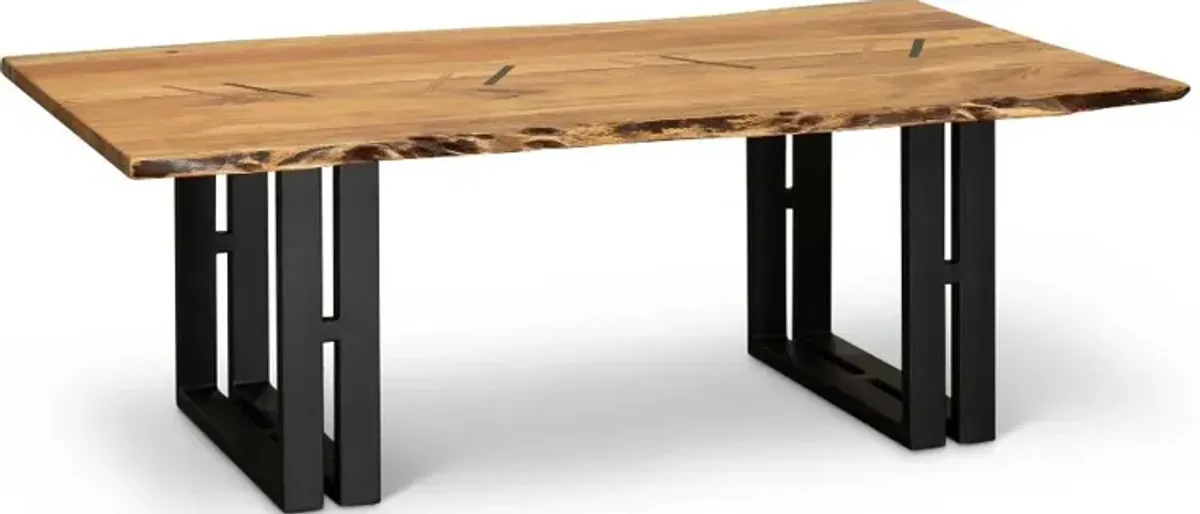 Copenhagen Natural Live Edge Coffee Table