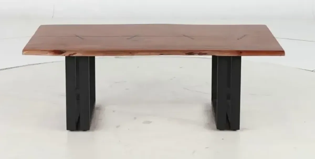 Copenhagen Natural Live Edge Coffee Table