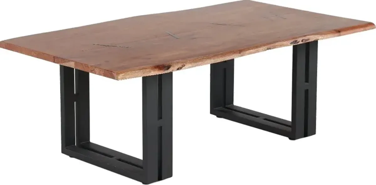 Copenhagen Natural Live Edge Coffee Table