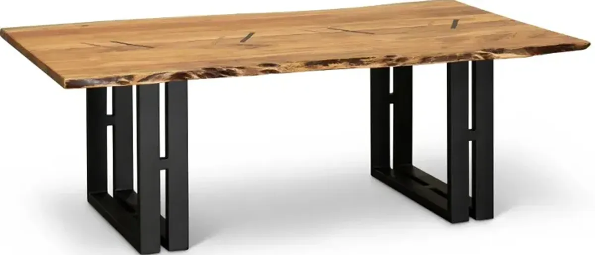 Copenhagen Natural Live Edge Coffee Table