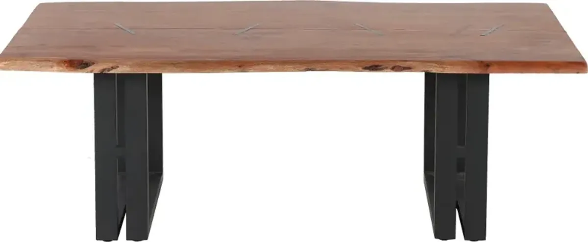 Copenhagen Natural Live Edge Coffee Table