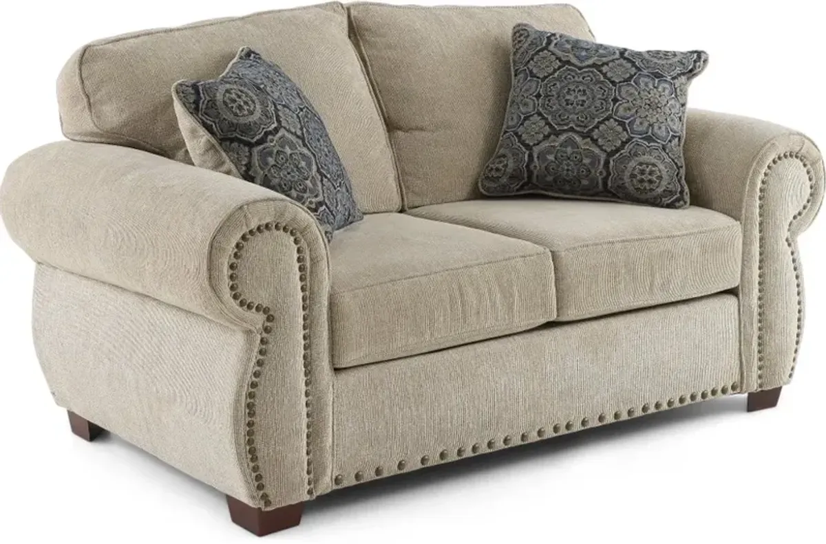 Southport Tan Loveseat