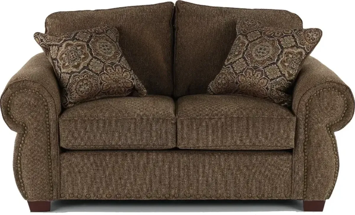 Southport Brown Loveseat