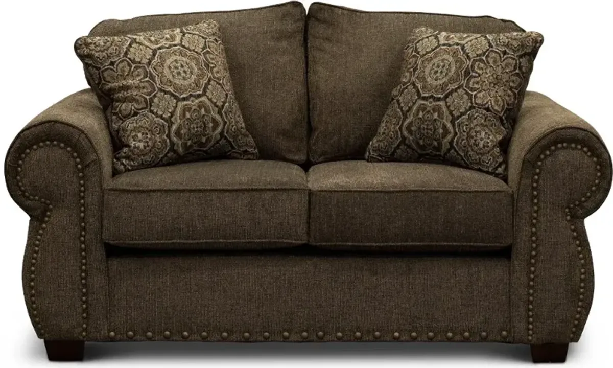 Southport Brown Loveseat