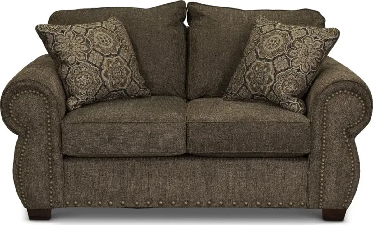 Southport Brown Loveseat