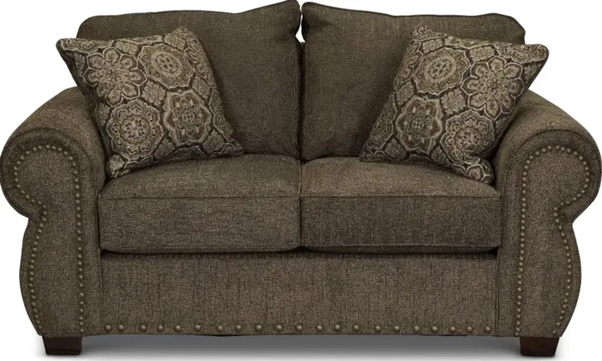 Southport Brown Loveseat