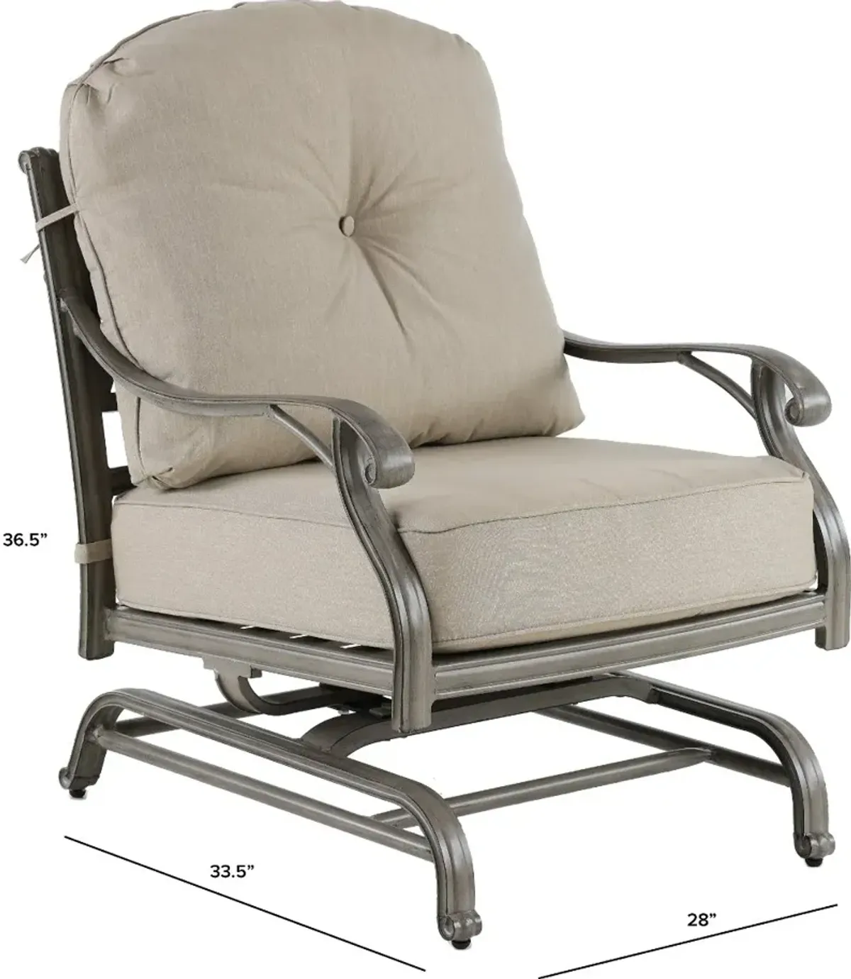 Macan High Back Motion Patio Chair