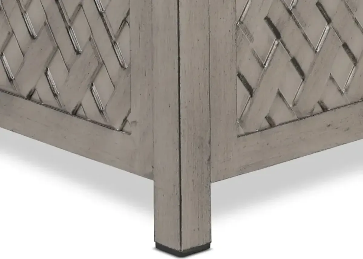 Macan Gray Metal Cast Patio Fire Pit Table