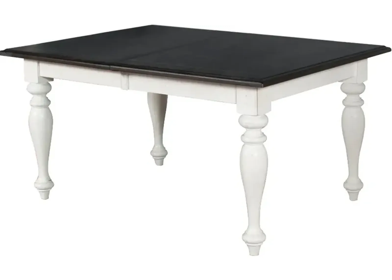 Bourbon County French Country White Two-Tone Dining Table