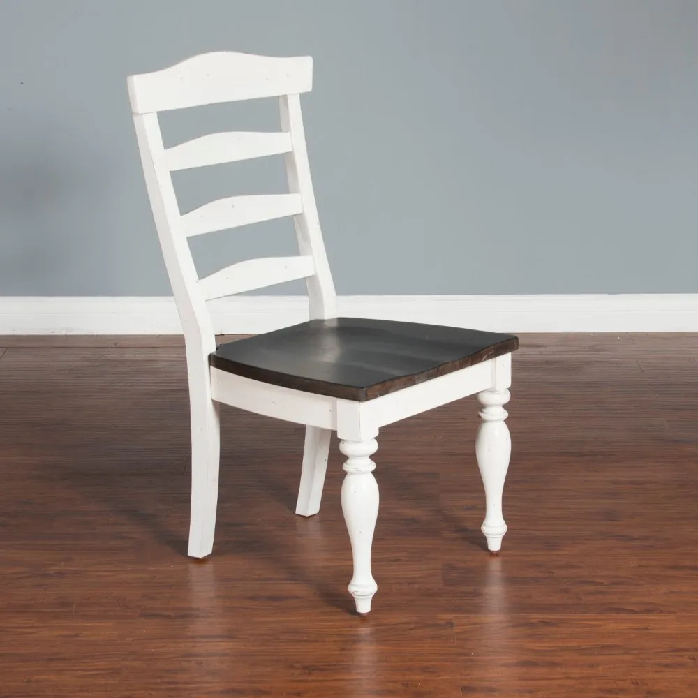 Bourbon County White Two-Tone Dining Chair