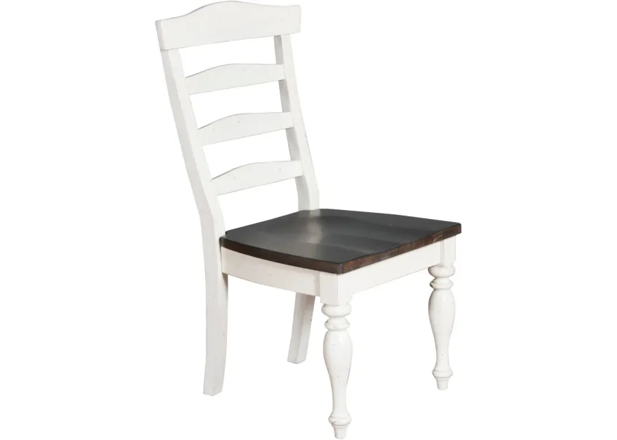 Bourbon County White Two-Tone Dining Chair