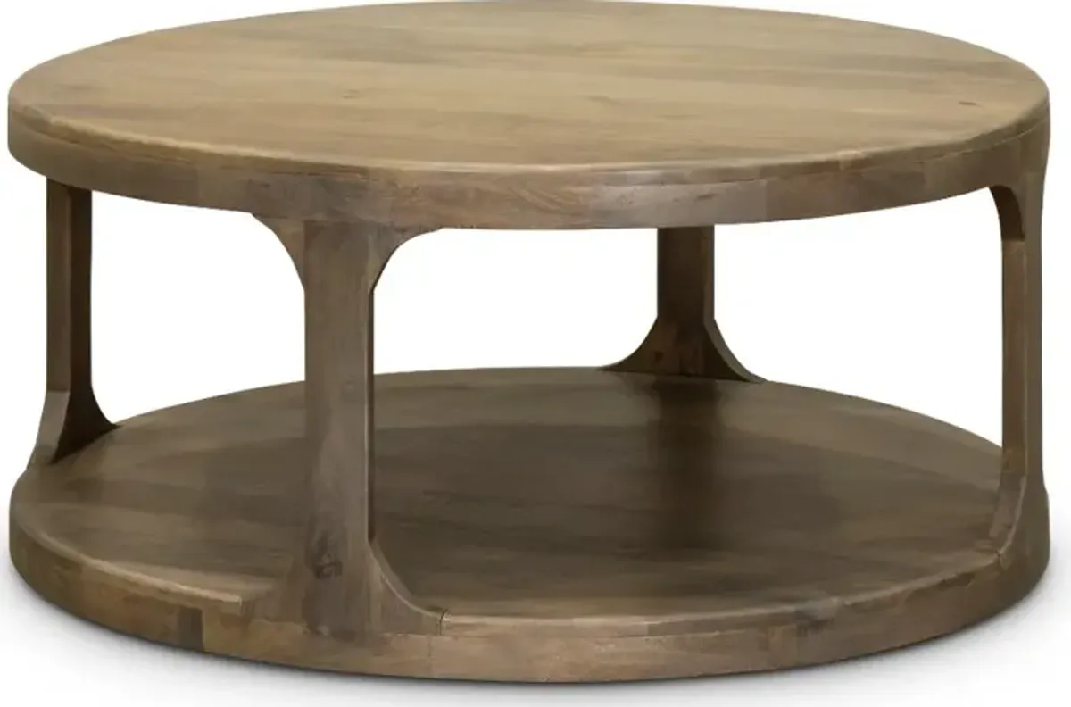 Mabel Misty Ash Round Coffee Table