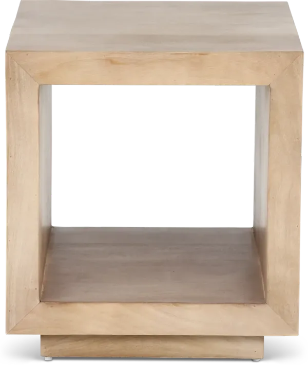 Colby Light Ash Finished End Table