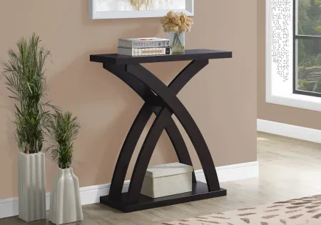Brown Contemporary Accent Table